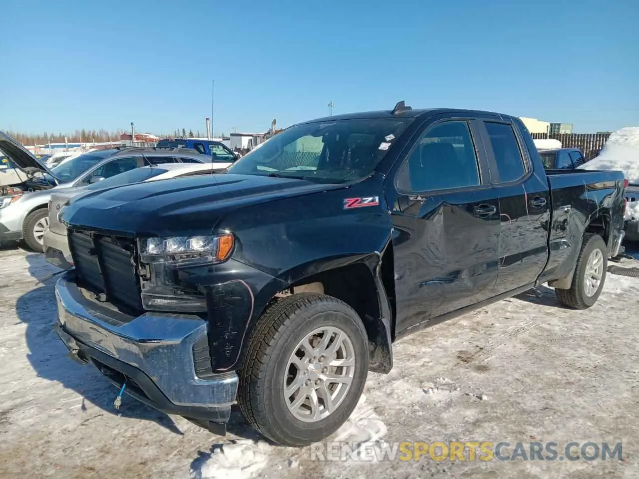1 Photograph of a damaged car 1GCRYDED5KZ369552 CHEVROLET ALL Models 2019