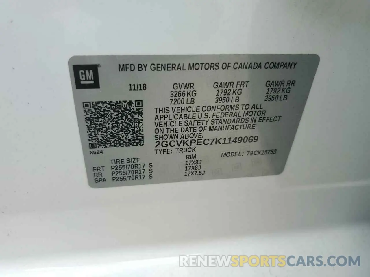 12 Photograph of a damaged car 2GCVKPEC7K1149069 CHEVROLET ALL Models 2019