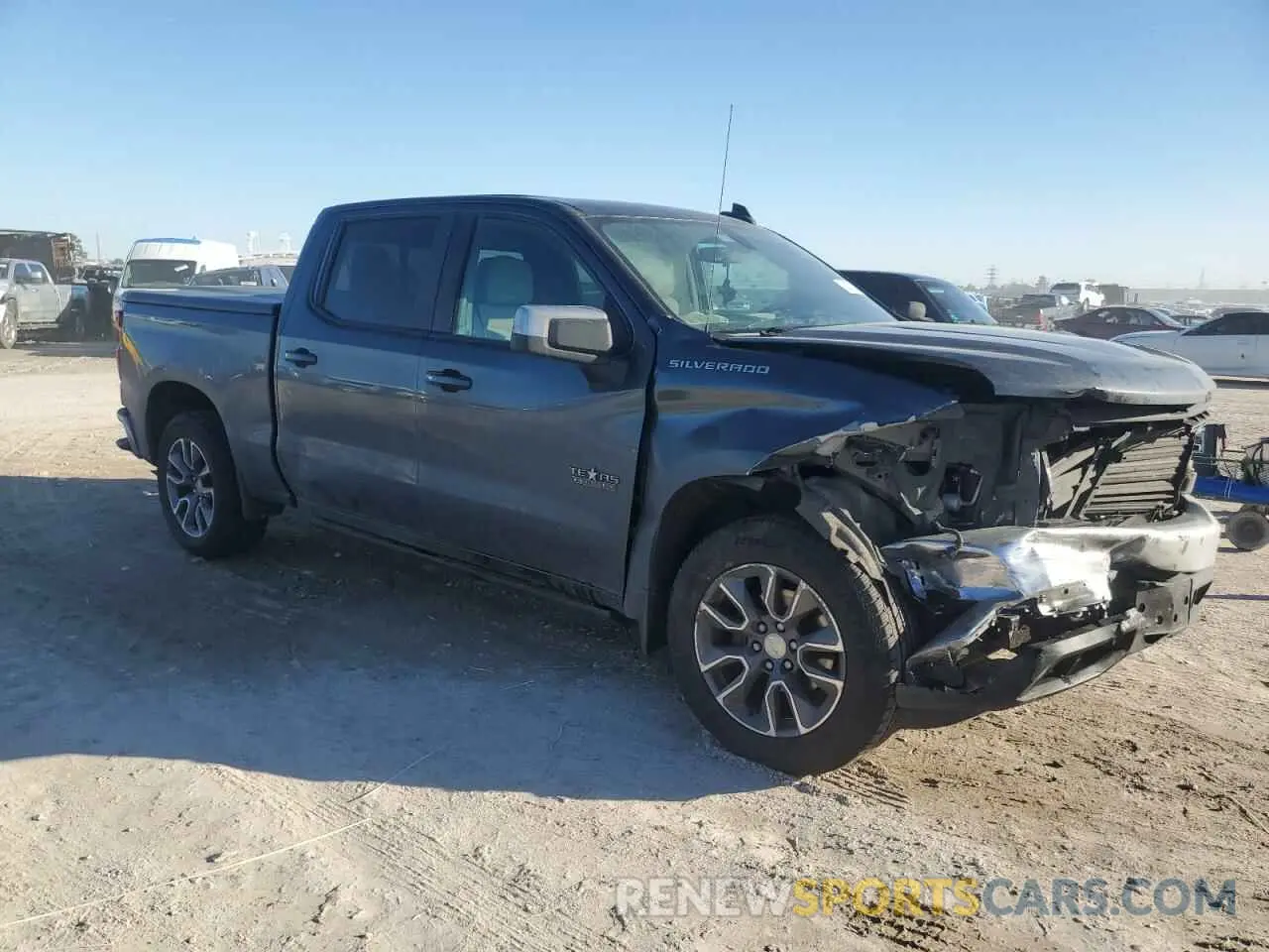 4 Фотография поврежденного автомобиля 3GCPWCED3KG258117 CHEVROLET ALL Models 2019