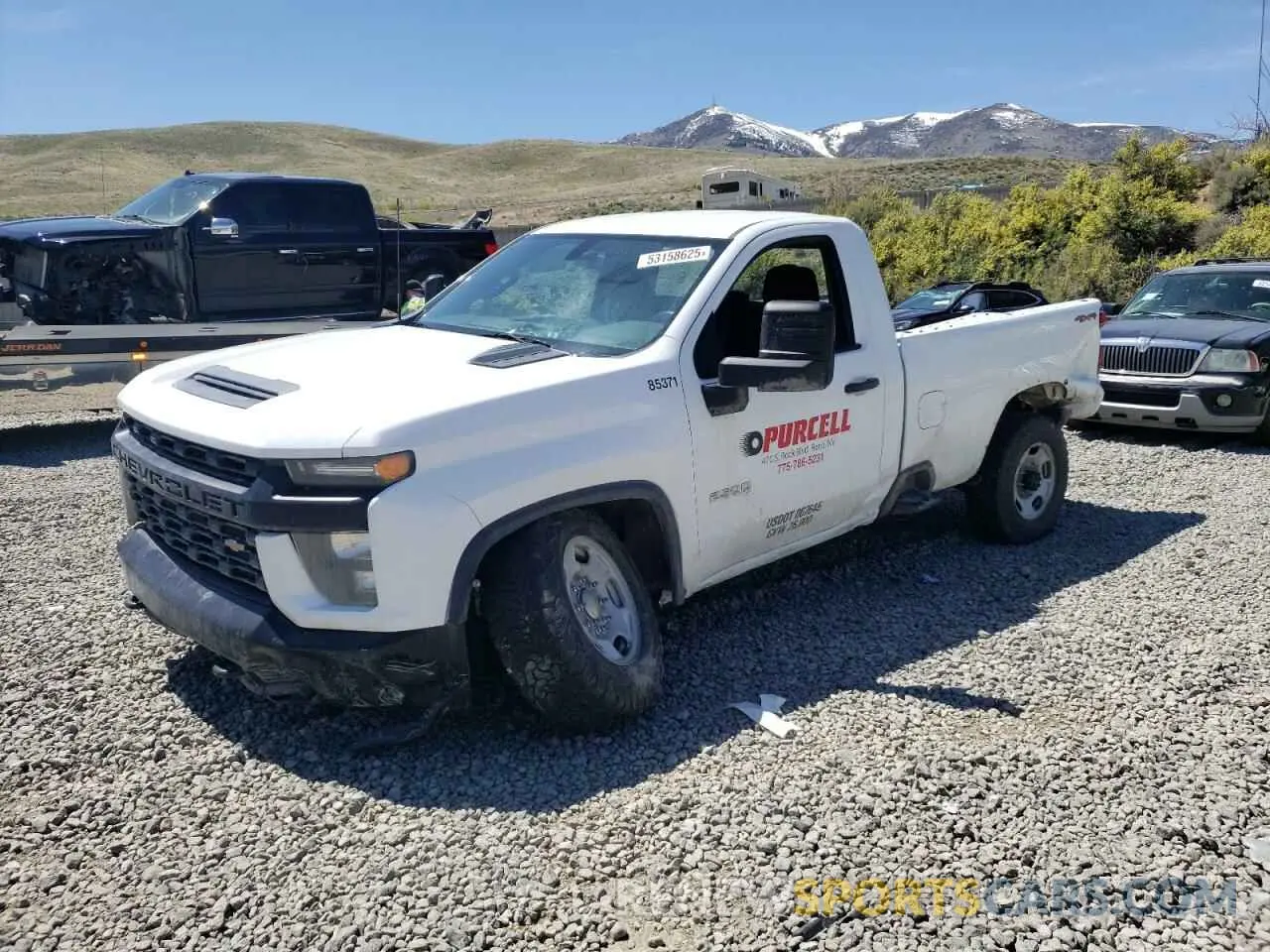 1 Photograph of a damaged car 1GC3YLE75LF185371 CHEVROLET ALL Models 2020