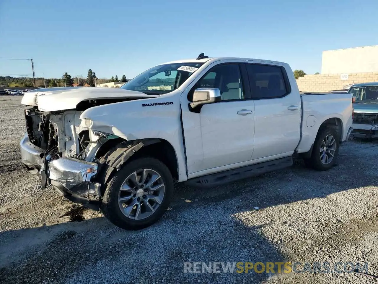 1 Photograph of a damaged car 1GCPWCEDXLZ151471 CHEVROLET ALL Models 2020