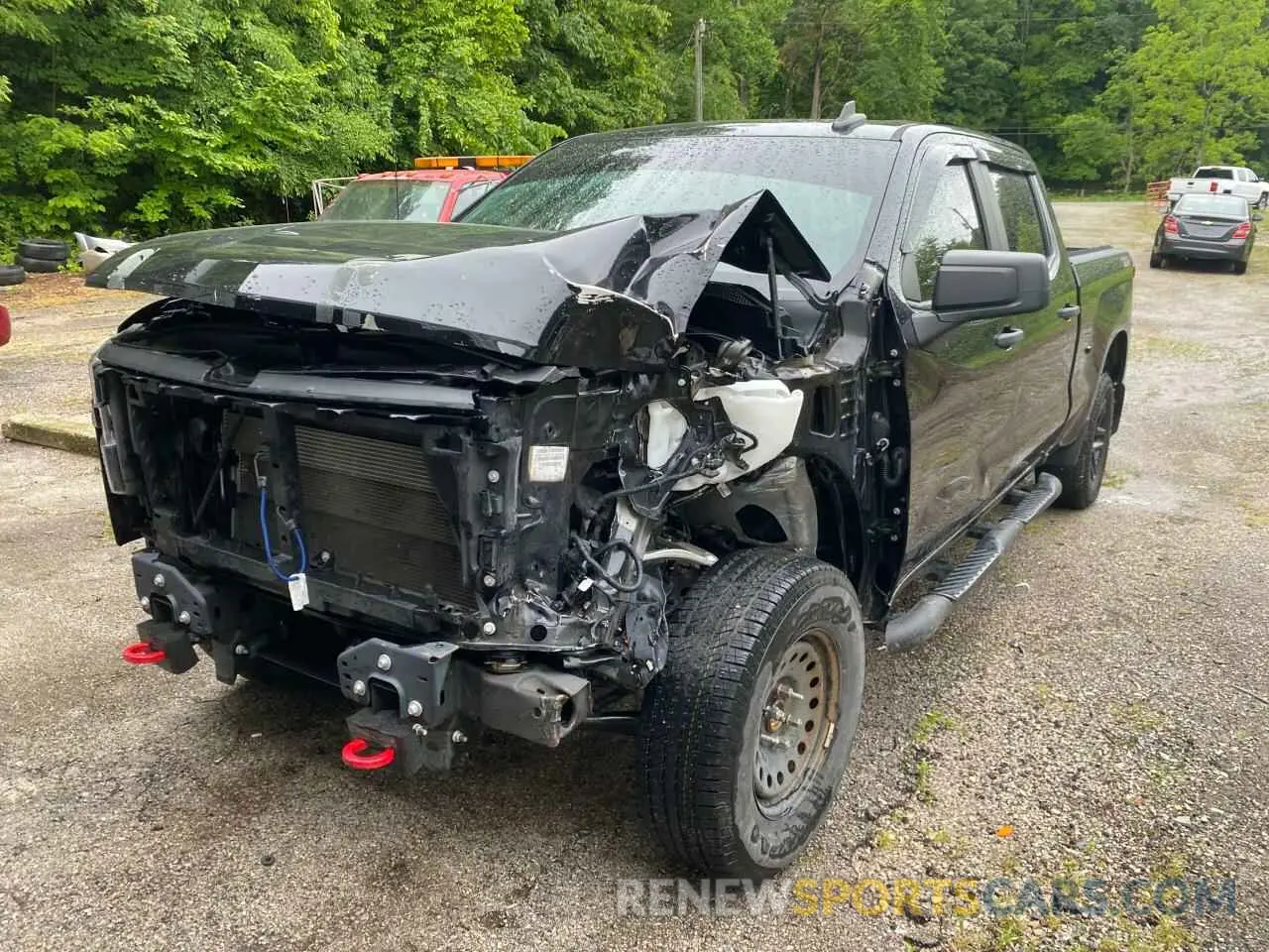 2 Photograph of a damaged car 1GCPYCEF4LZ289891 CHEVROLET ALL Models 2020