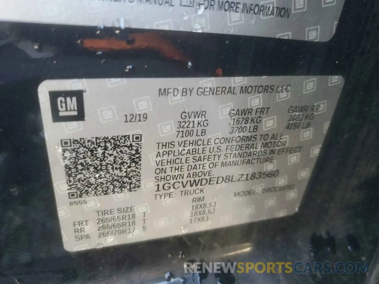 14 Фотография поврежденного автомобиля 1GCVWDED8LZ183560 CHEVROLET ALL Models 2020