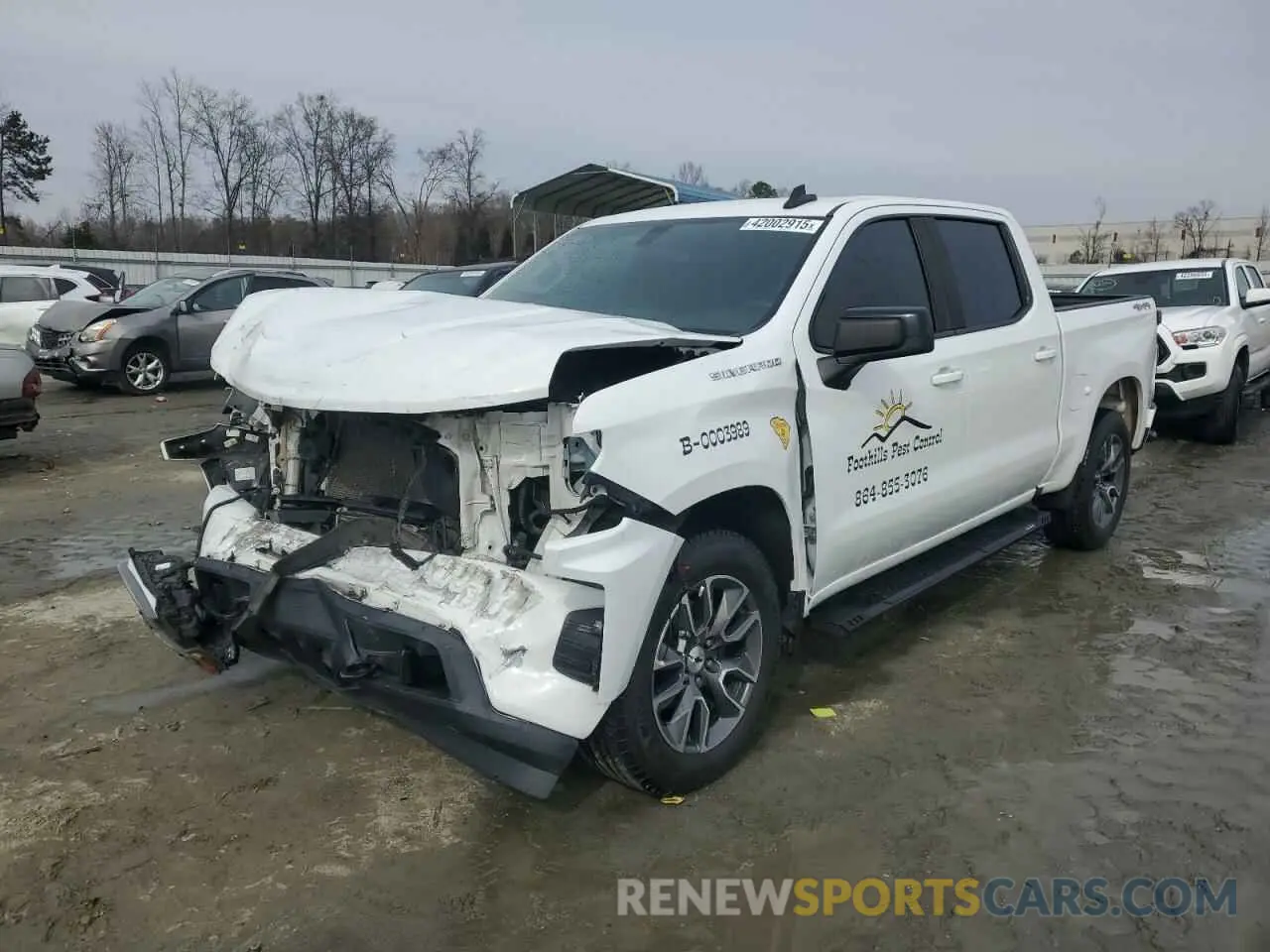 1 Photograph of a damaged car 3GCPYEEK5LG196306 CHEVROLET ALL Models 2020