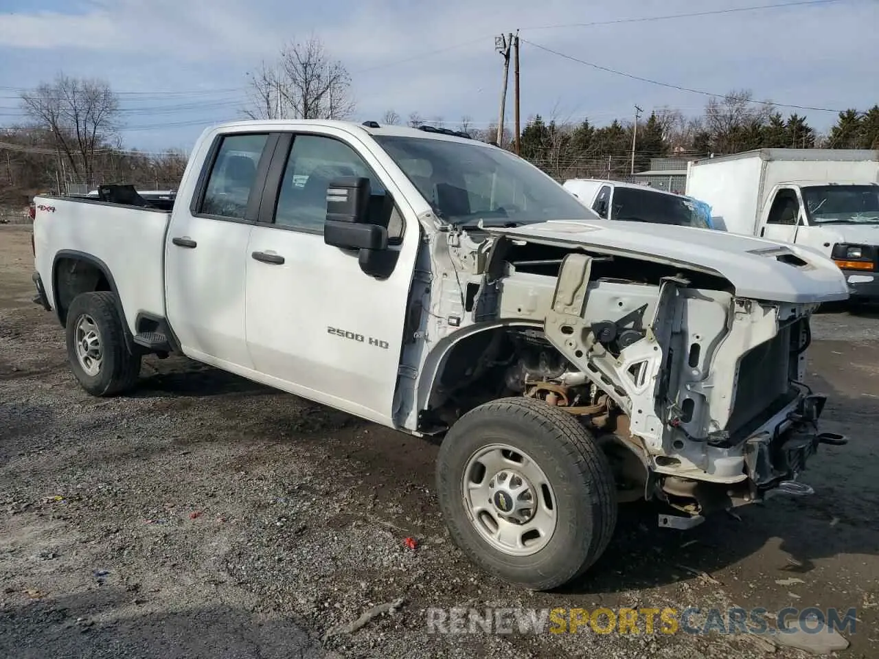 4 Photograph of a damaged car 1GC2YLE70MF215924 CHEVROLET ALL Models 2021