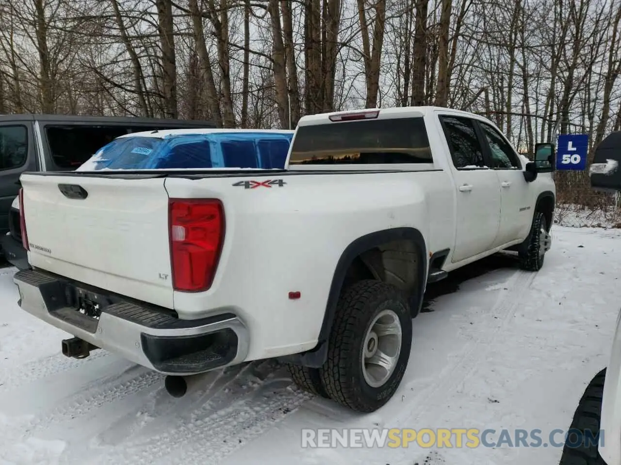 3 Фотография поврежденного автомобиля 1GC4YTEY5MF163725 CHEVROLET ALL Models 2021