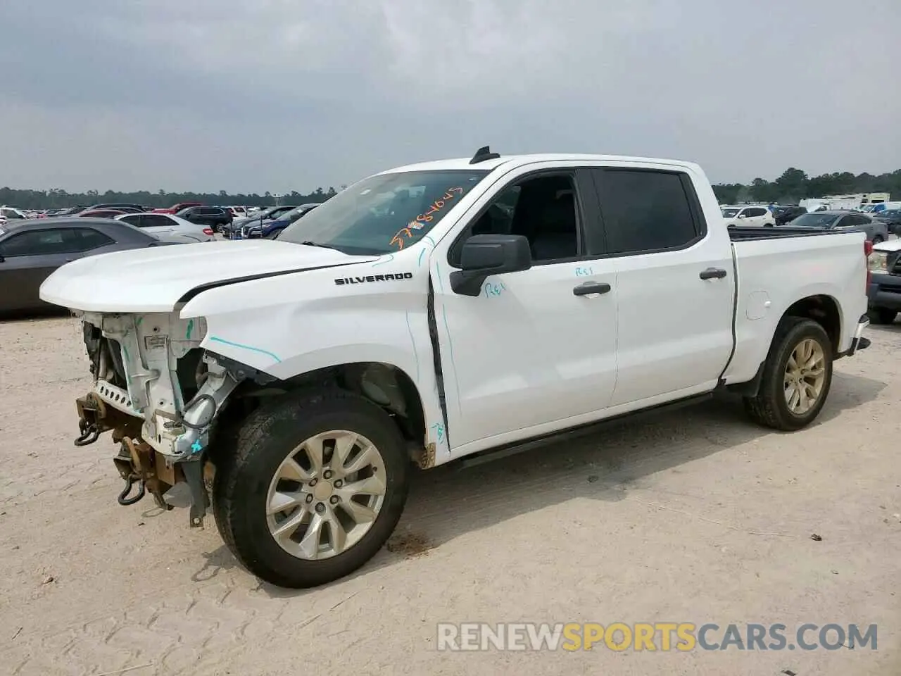 1 Photograph of a damaged car 1GCPWBEH1MZ158713 CHEVROLET ALL Models 2021