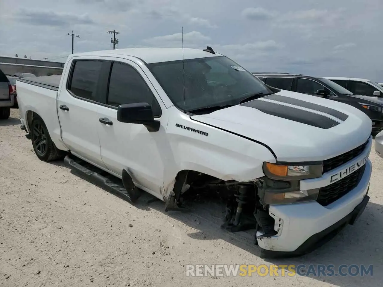 4 Photograph of a damaged car 1GCPWBEK6MZ151283 CHEVROLET ALL Models 2021