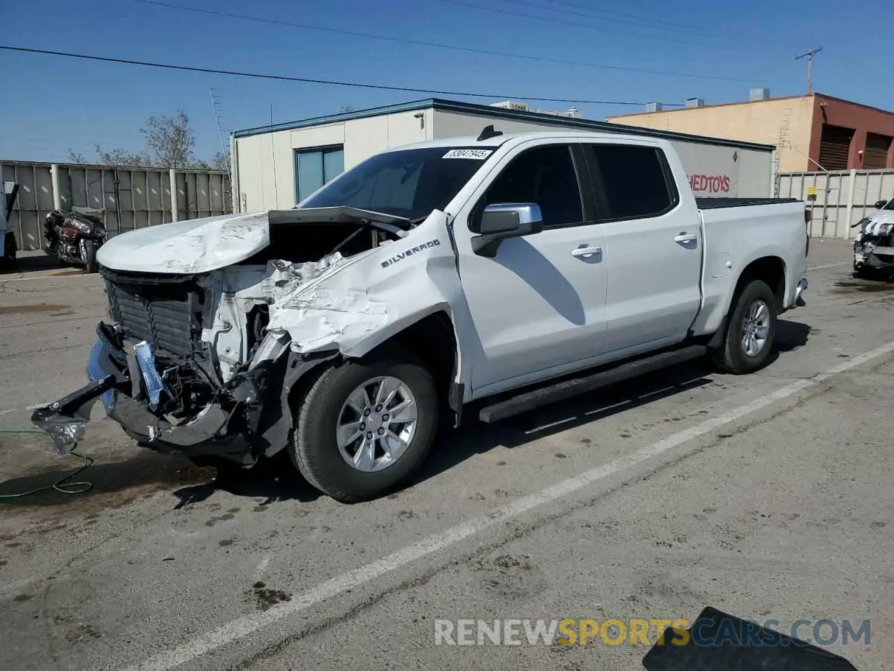 1 Photograph of a damaged car 1GCPWCED9MZ203898 CHEVROLET ALL Models 2021