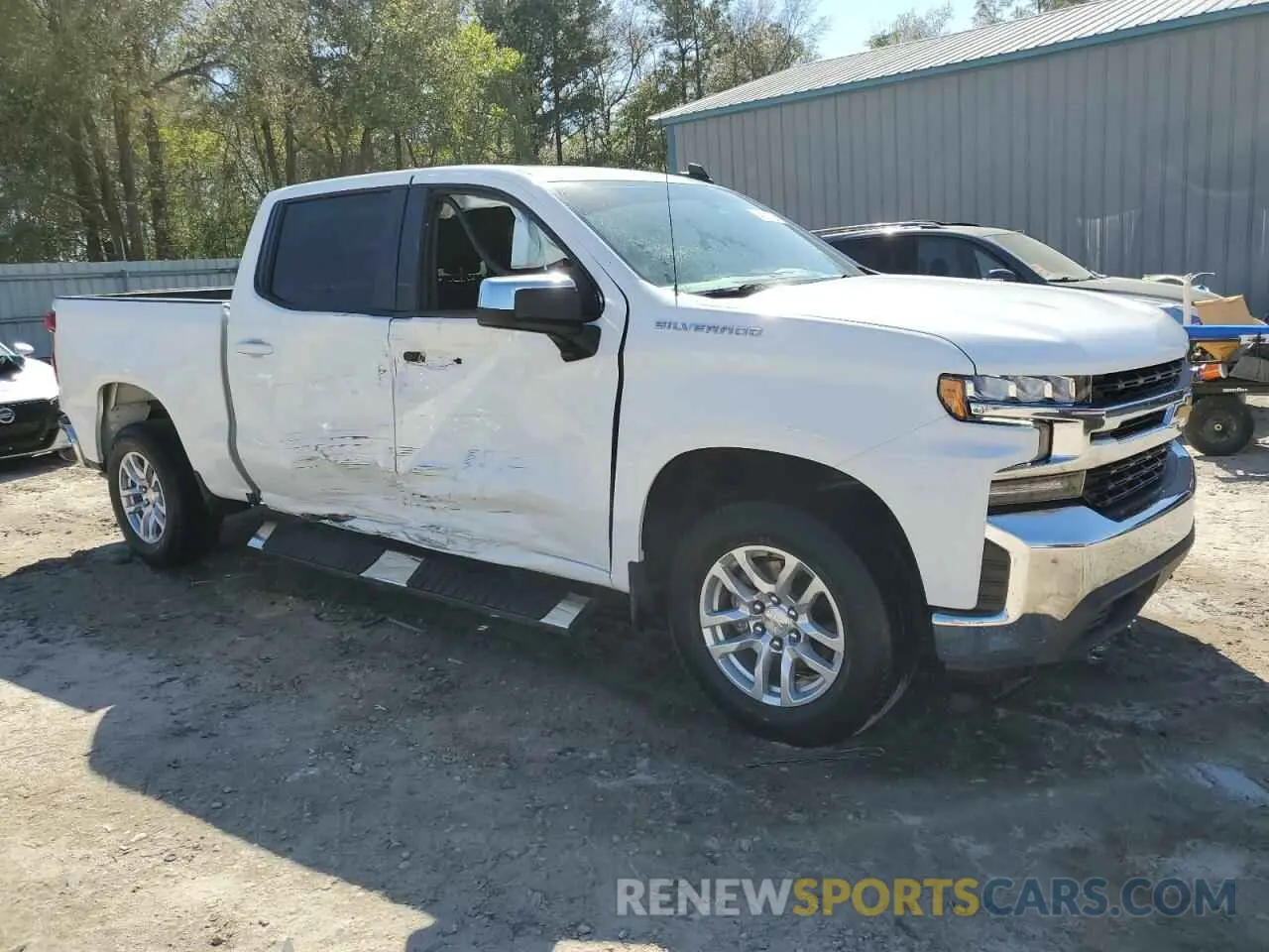 4 Photograph of a damaged car 1GCPWCEDXMZ281316 CHEVROLET ALL Models 2021