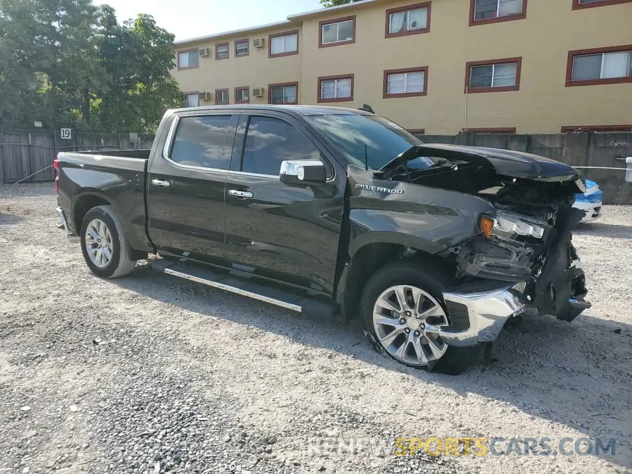 4 Photograph of a damaged car 1GCPWEED7MZ133958 CHEVROLET ALL Models 2021