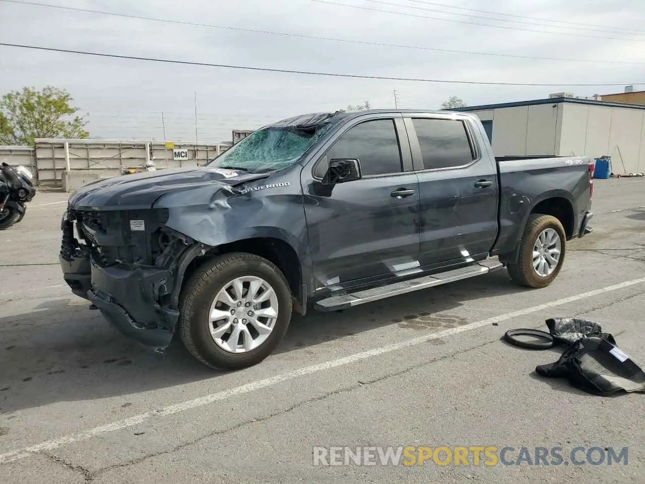 1 Photograph of a damaged car 1GCPYBEK3MZ393460 CHEVROLET ALL Models 2021