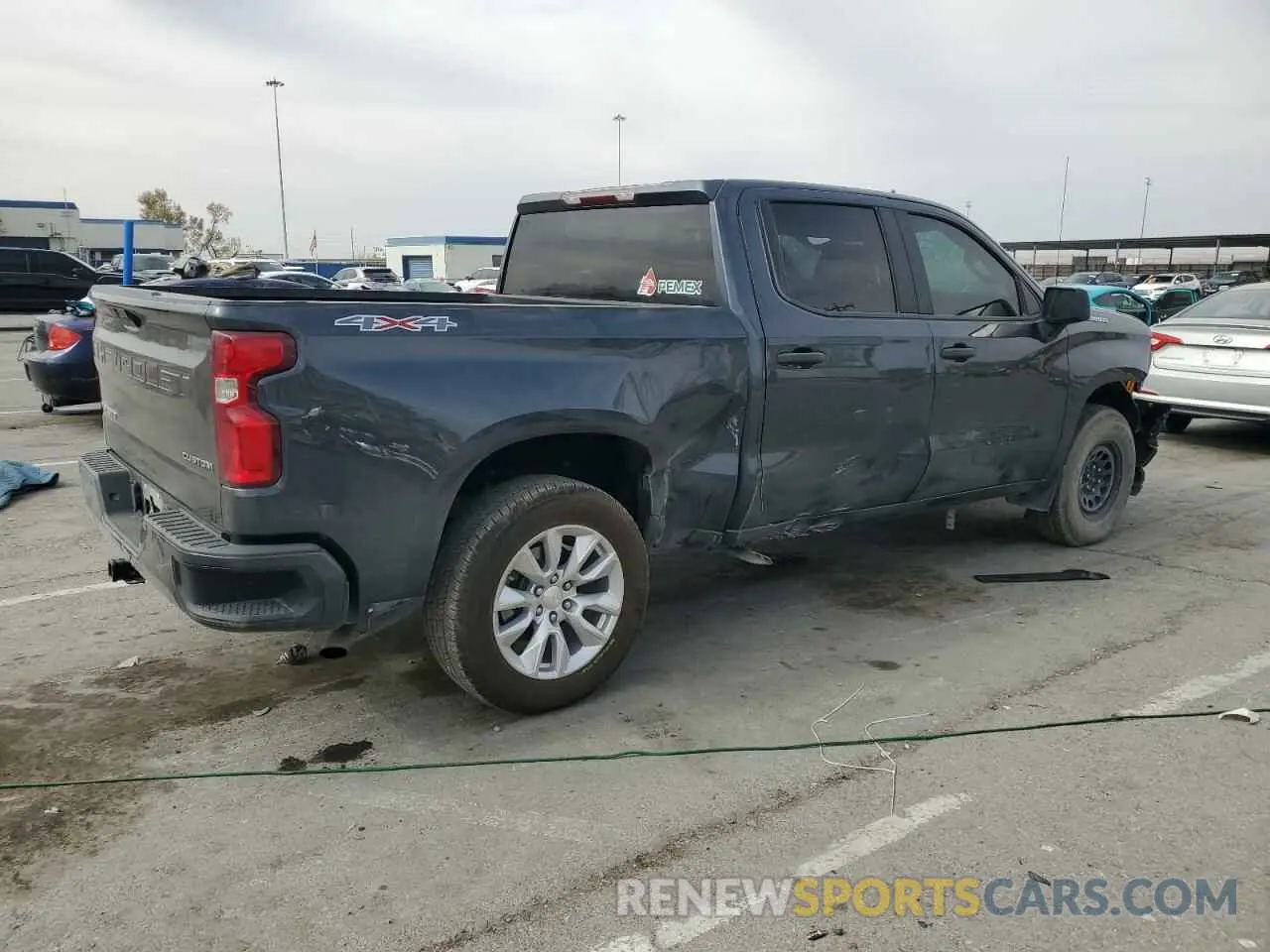 3 Photograph of a damaged car 1GCPYBEK3MZ393460 CHEVROLET ALL Models 2021