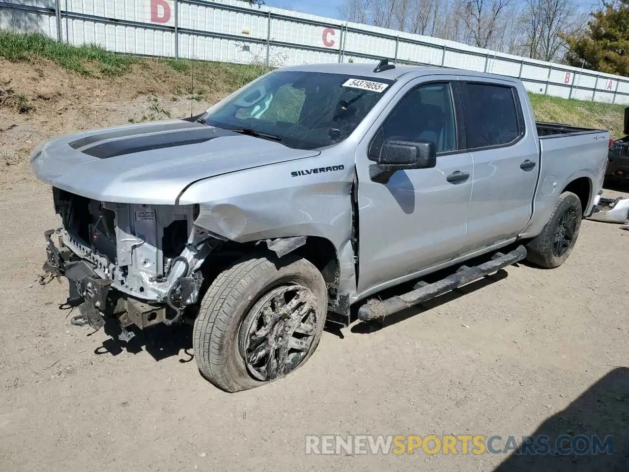 1 Photograph of a damaged car 1GCPYBEKXMZ422159 CHEVROLET ALL Models 2021