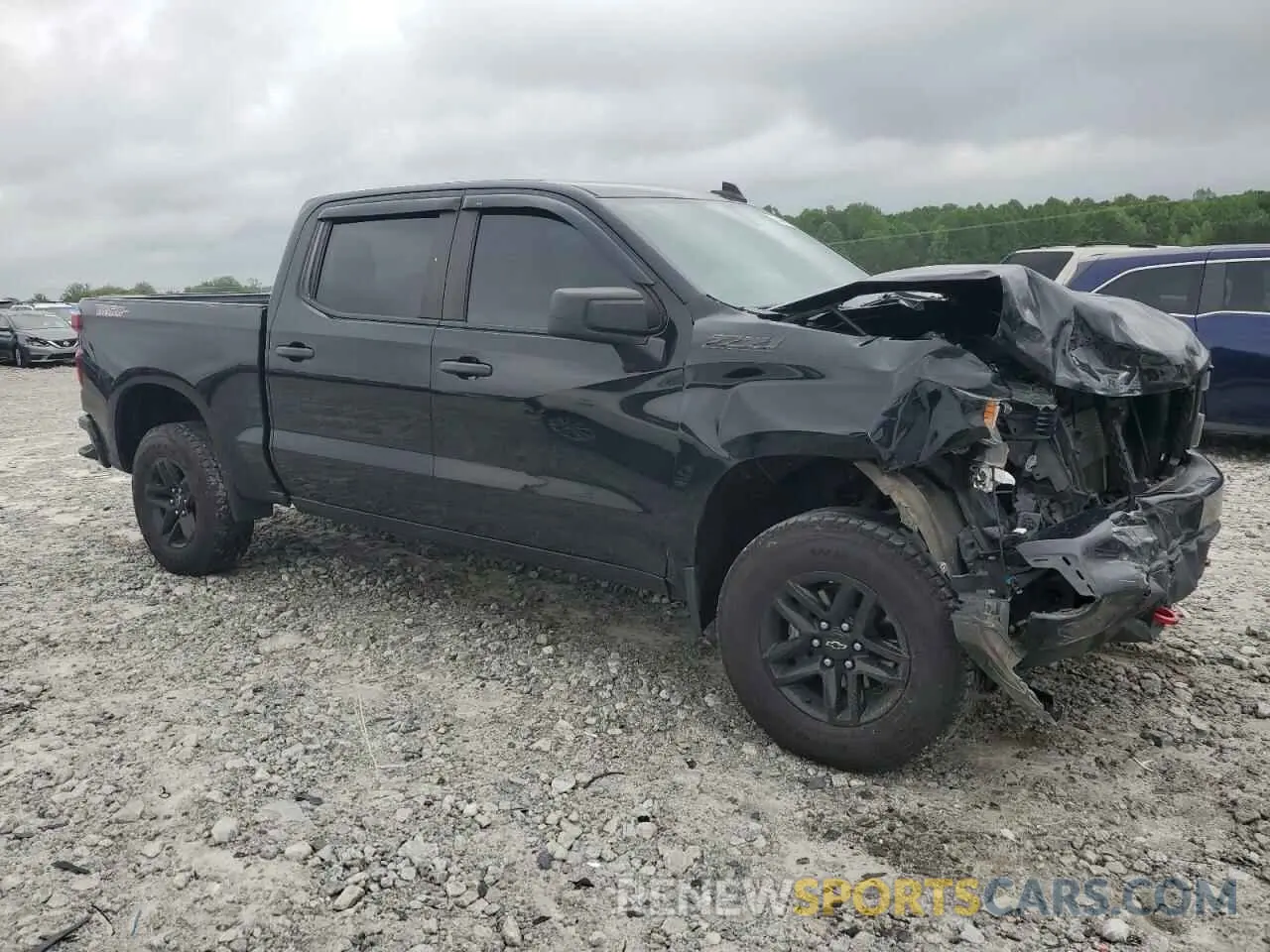 4 Photograph of a damaged car 1GCPYCEF4MZ154640 CHEVROLET ALL Models 2021