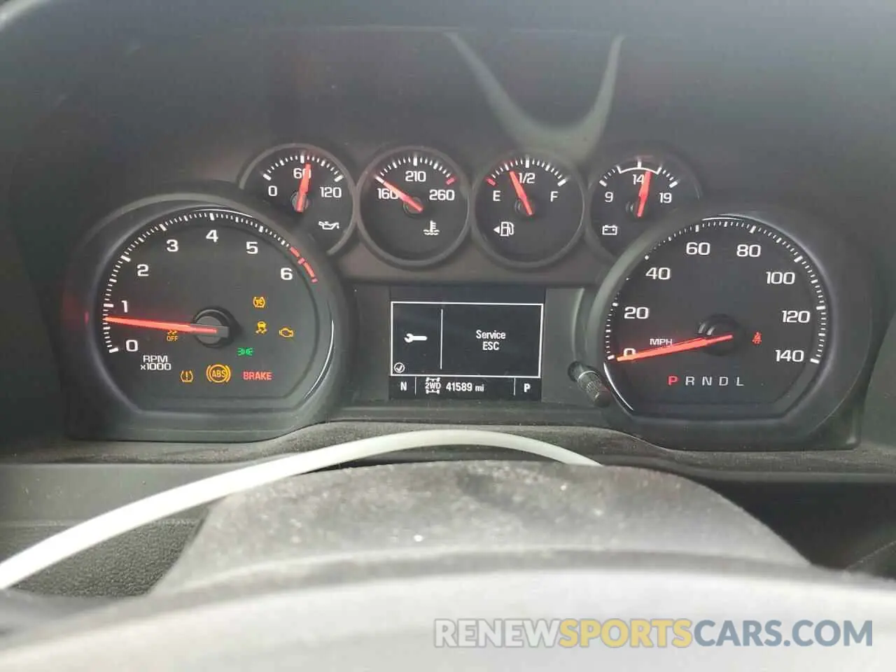 9 Фотография поврежденного автомобиля 1GCPYCEF5MZ374093 CHEVROLET ALL Models 2021