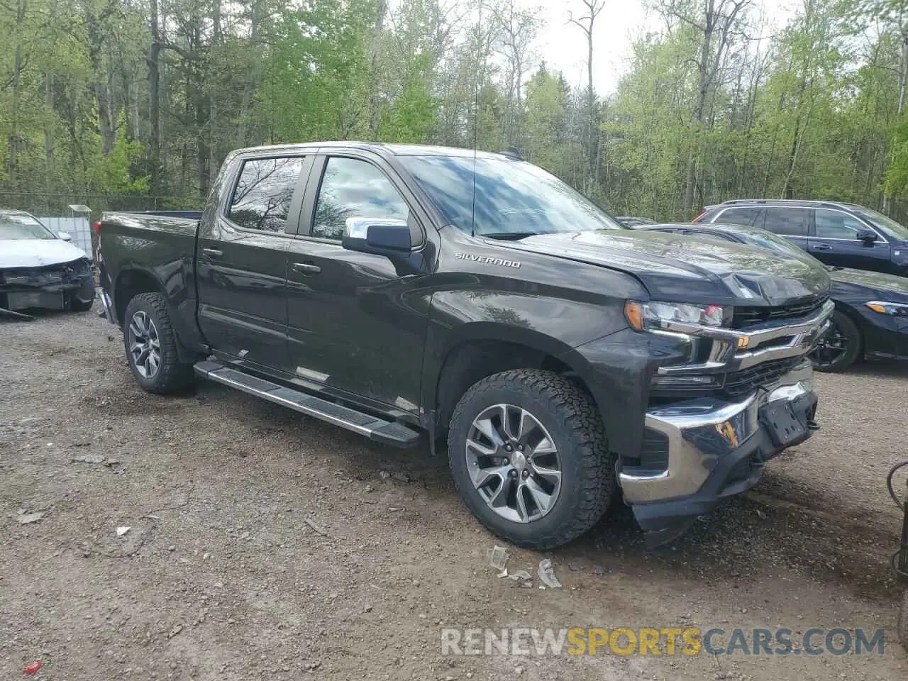 4 Photograph of a damaged car 1GCPYDEK7MZ376463 CHEVROLET ALL Models 2021