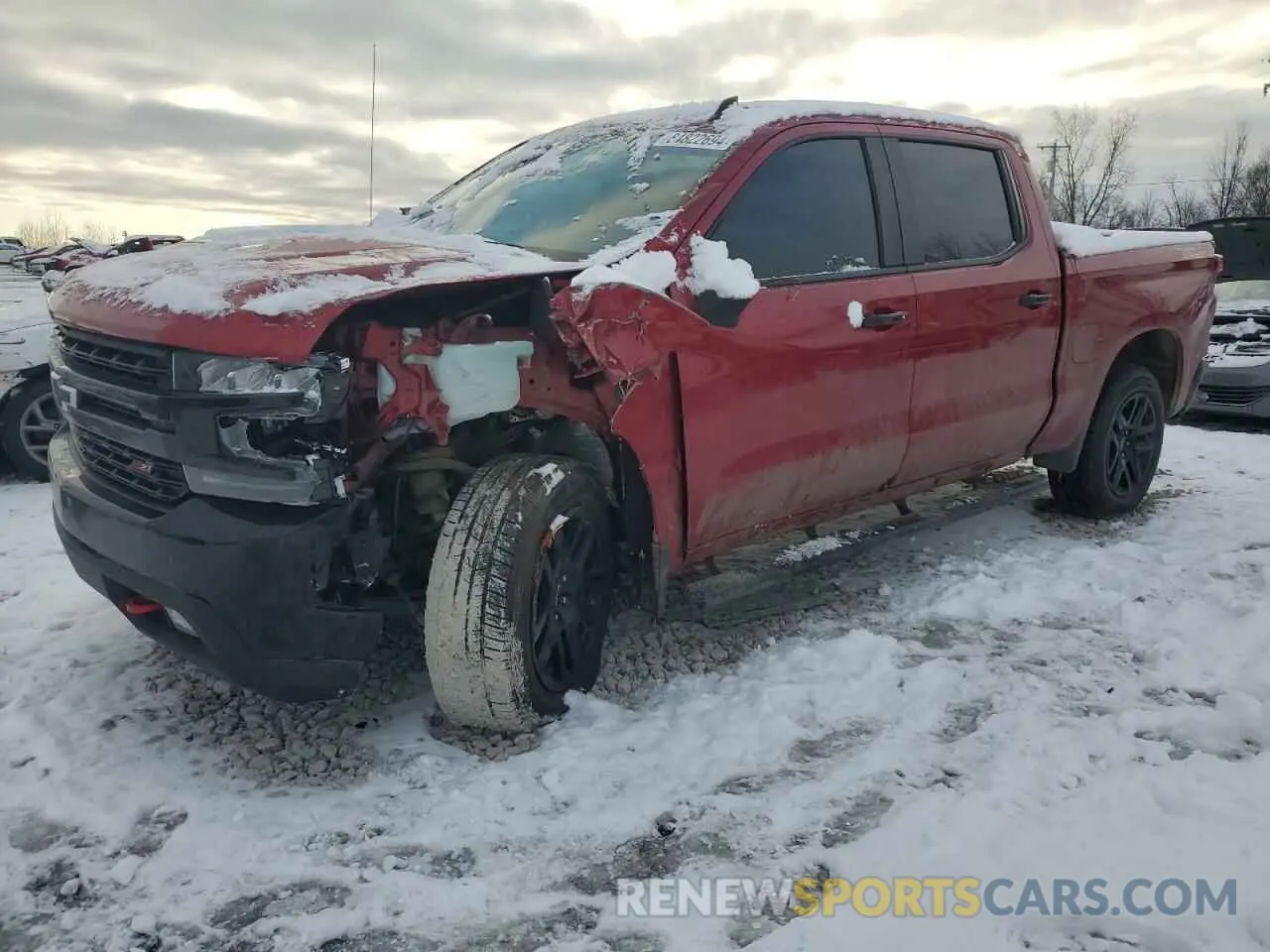 1 Photograph of a damaged car 1GCPYFED0MZ394588 CHEVROLET ALL Models 2021