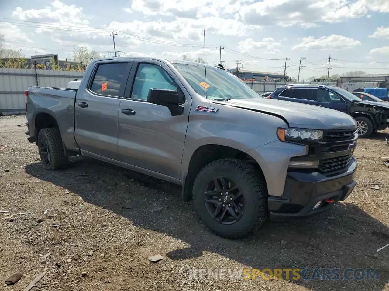 4 Фотография поврежденного автомобиля 1GCPYFED1MZ292071 CHEVROLET ALL Models 2021