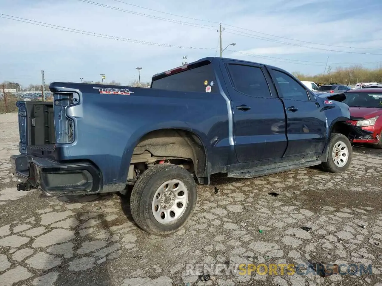 3 Фотография поврежденного автомобиля 1GCPYFELXMZ117437 CHEVROLET ALL Models 2021