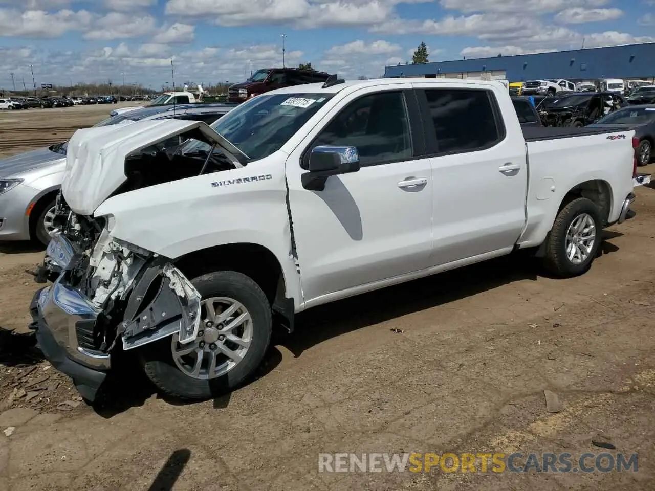 1 Photograph of a damaged car 1GCPYJEK6MZ439065 CHEVROLET ALL Models 2021