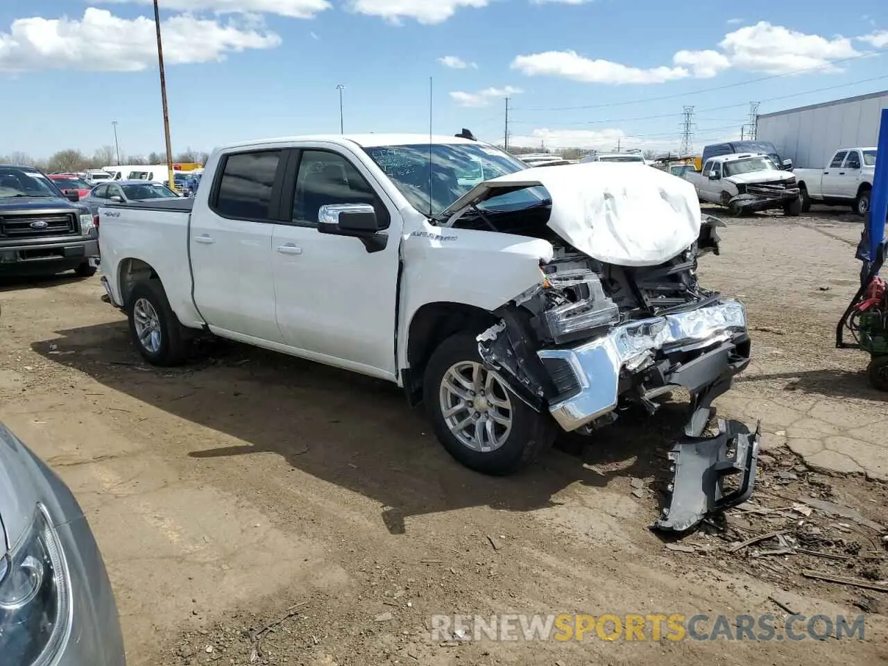 4 Photograph of a damaged car 1GCPYJEK6MZ439065 CHEVROLET ALL Models 2021