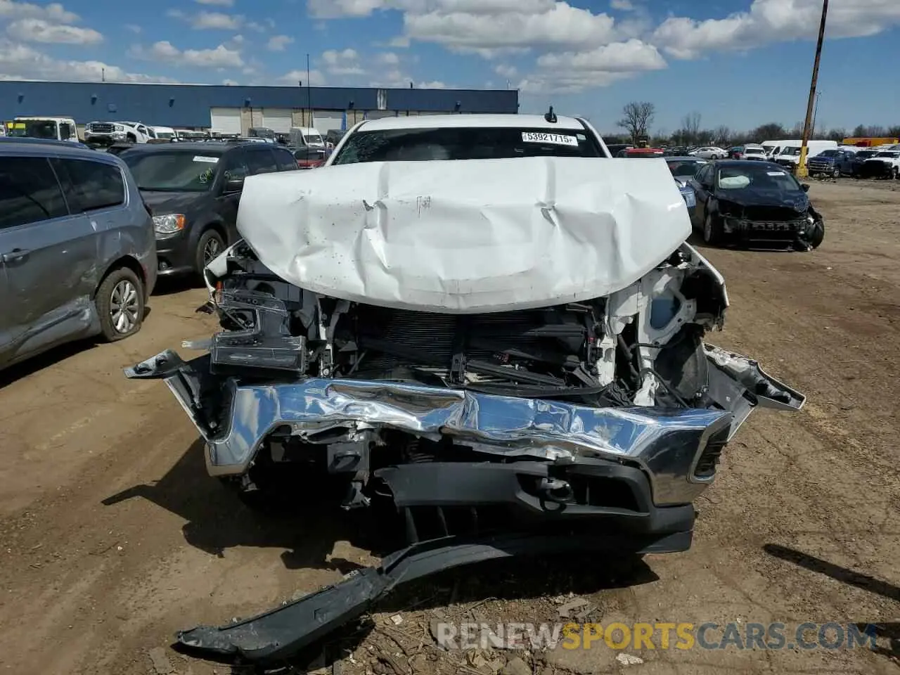 5 Photograph of a damaged car 1GCPYJEK6MZ439065 CHEVROLET ALL Models 2021