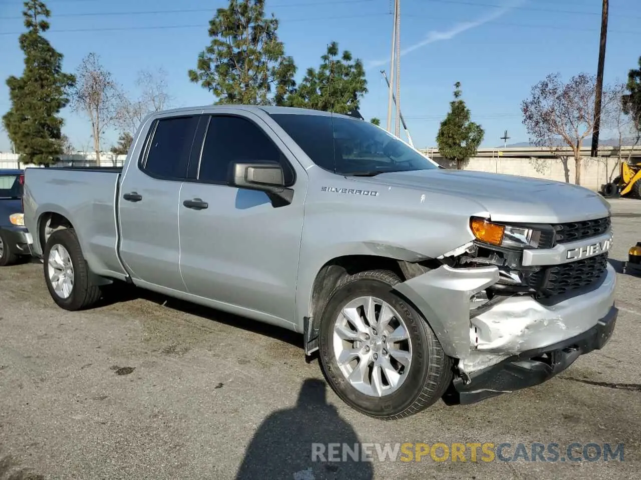 4 Photograph of a damaged car 1GCRWBEKXMZ320746 CHEVROLET ALL Models 2021