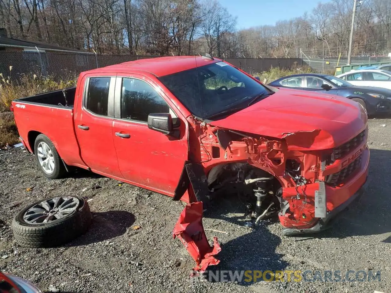 4 Photograph of a damaged car 1GCRYBEF4MZ381846 CHEVROLET ALL Models 2021