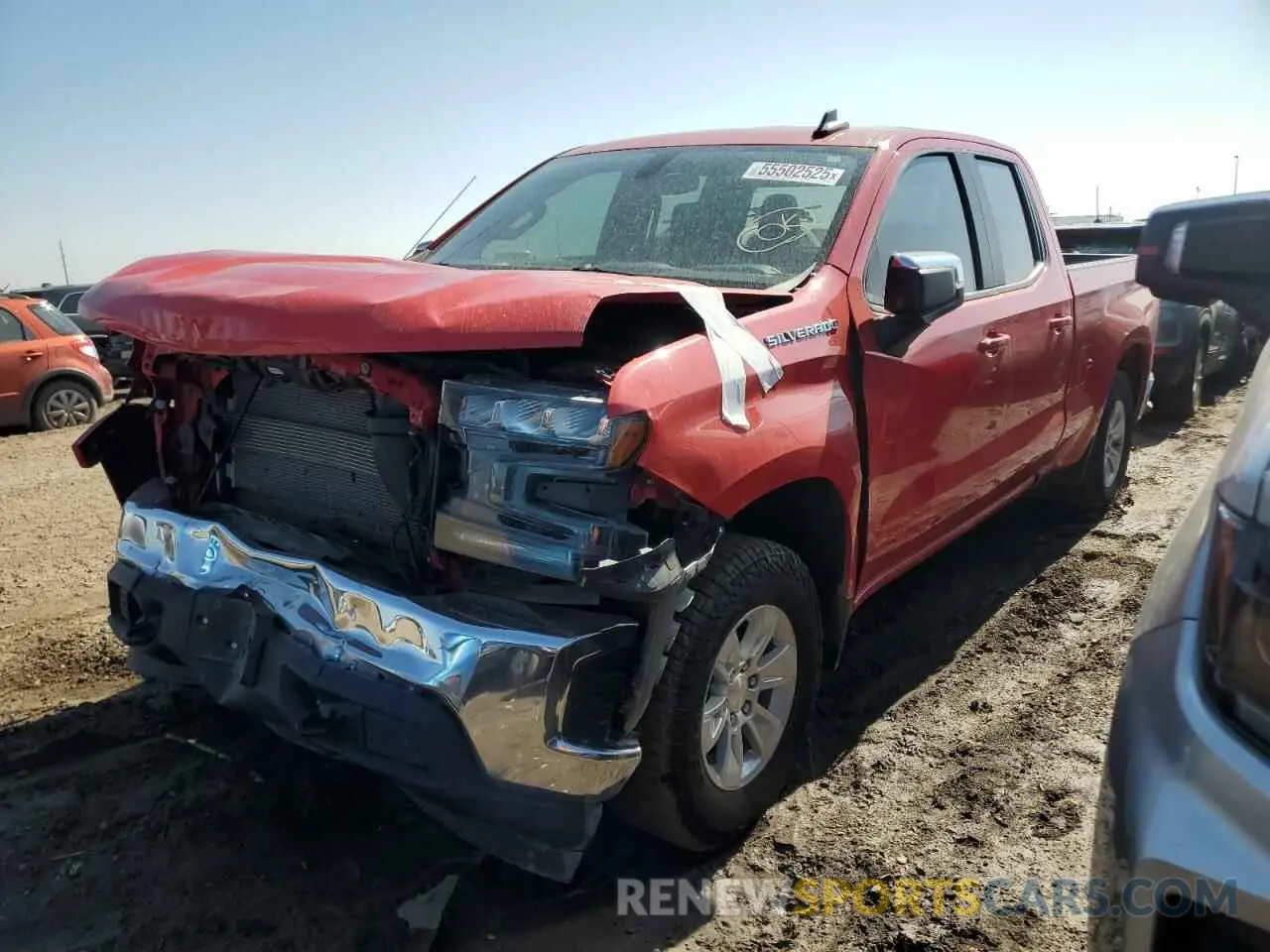 1 Photograph of a damaged car 1GCRYDED1MZ133161 CHEVROLET All Models 2021