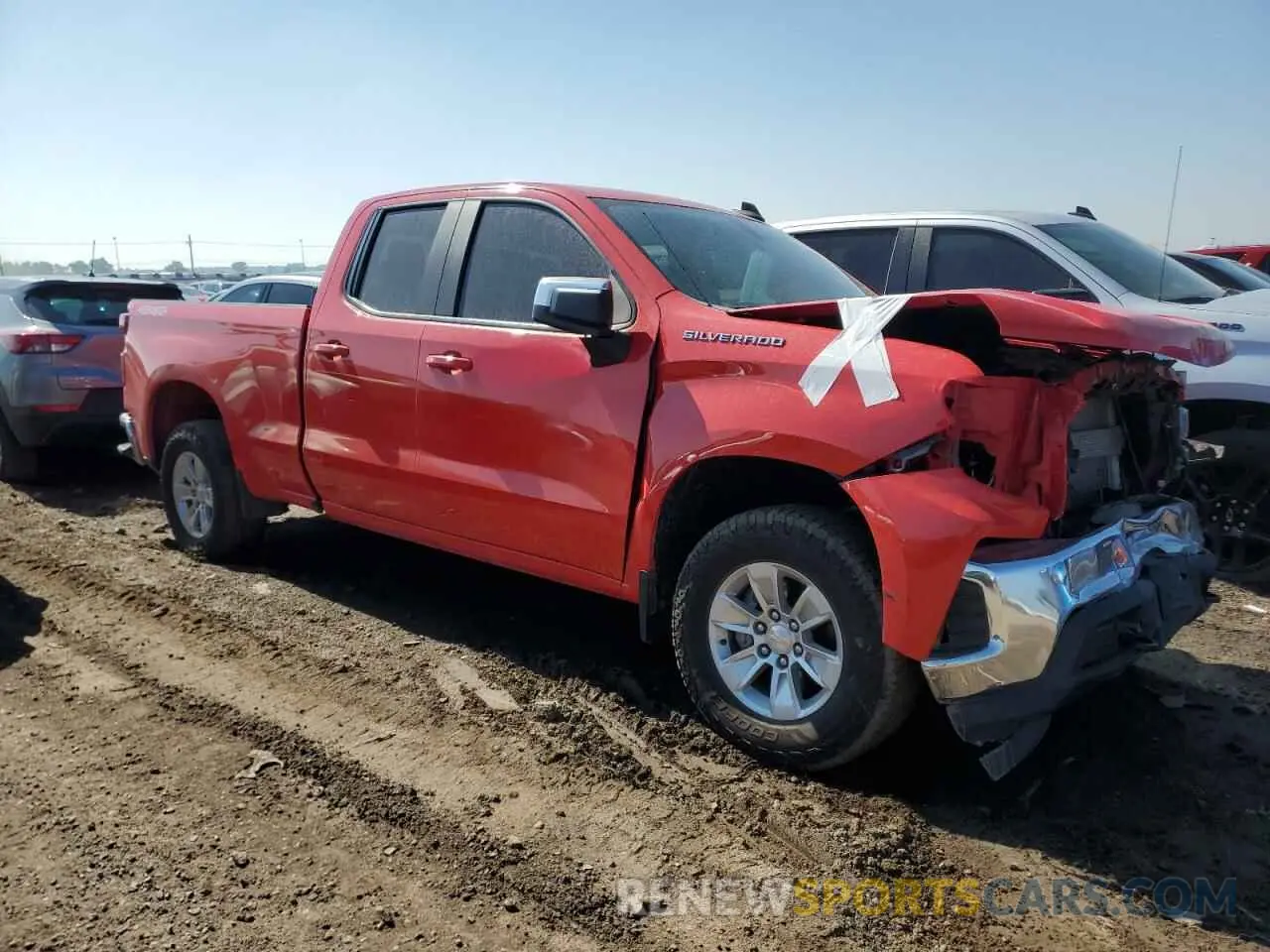 4 Photograph of a damaged car 1GCRYDED1MZ133161 CHEVROLET All Models 2021