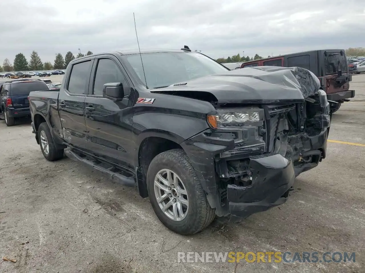 4 Фотография поврежденного автомобиля 1GCUYEET3MZ101738 CHEVROLET ALL Models 2021
