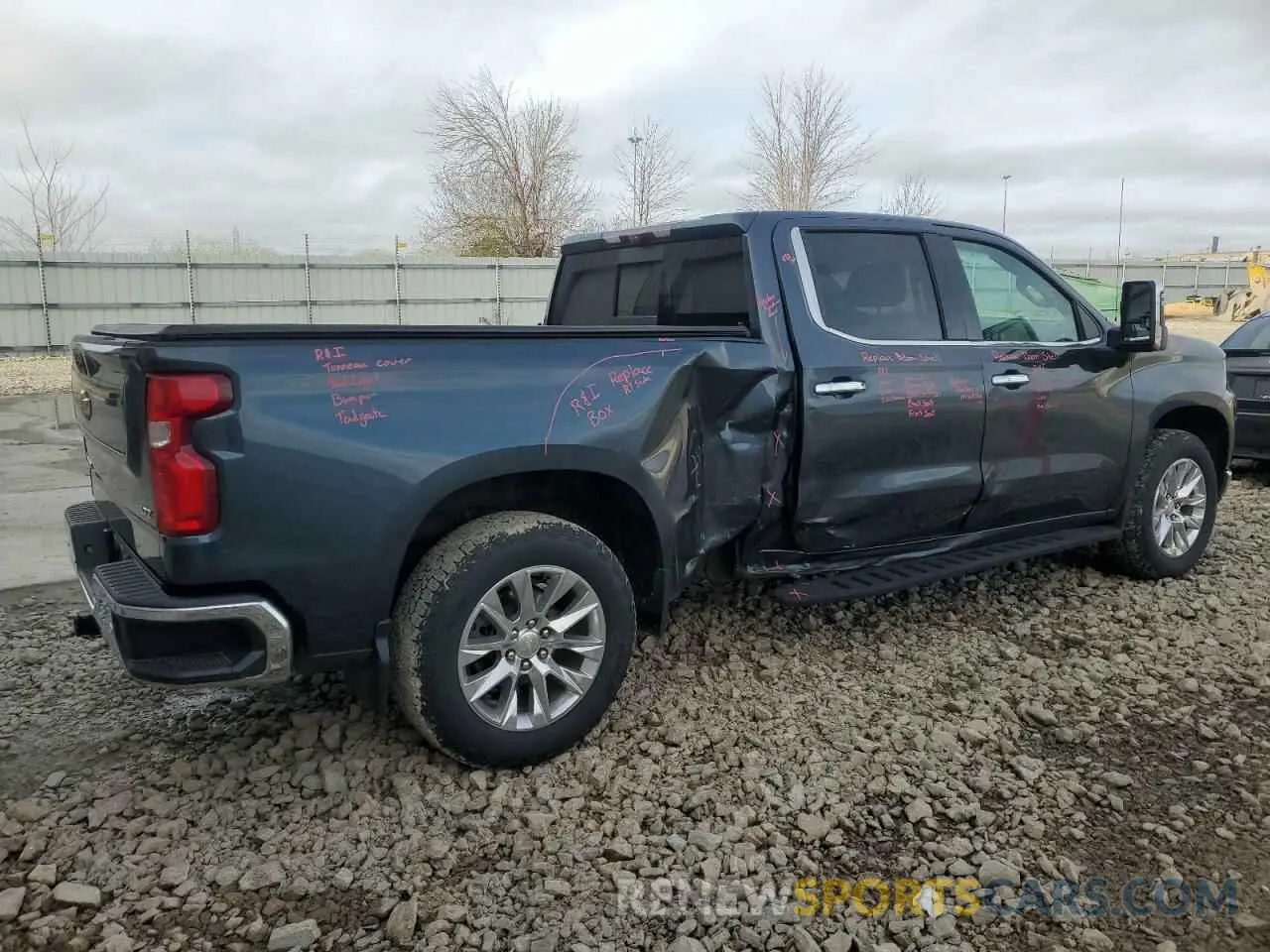 3 Photograph of a damaged car 1GCUYGEL9MZ273915 CHEVROLET ALL Models 2021
