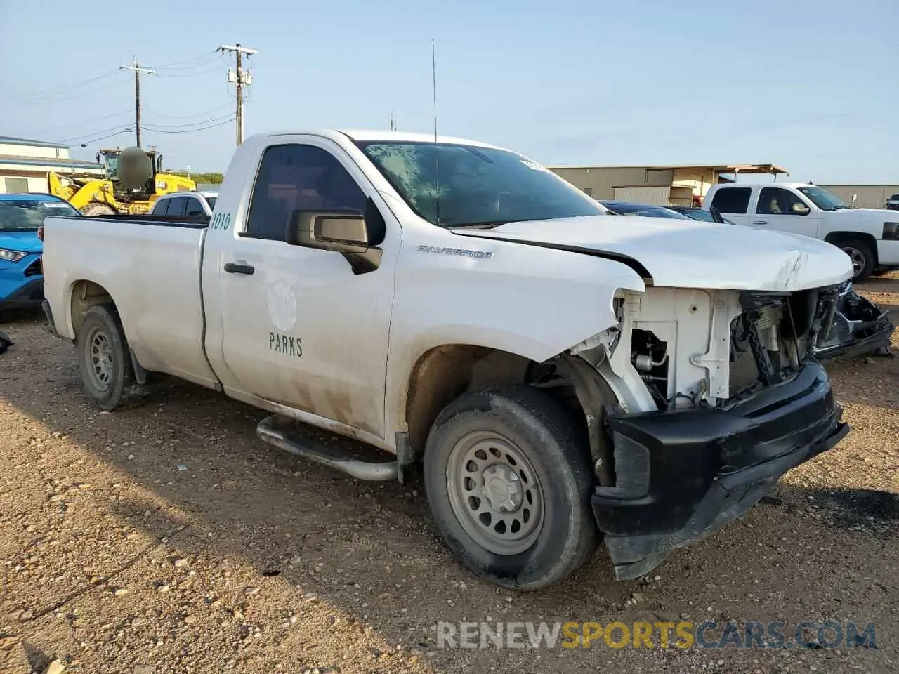 4 Фотография поврежденного автомобиля 3GCNWAEF1MG102951 CHEVROLET ALL Models 2021