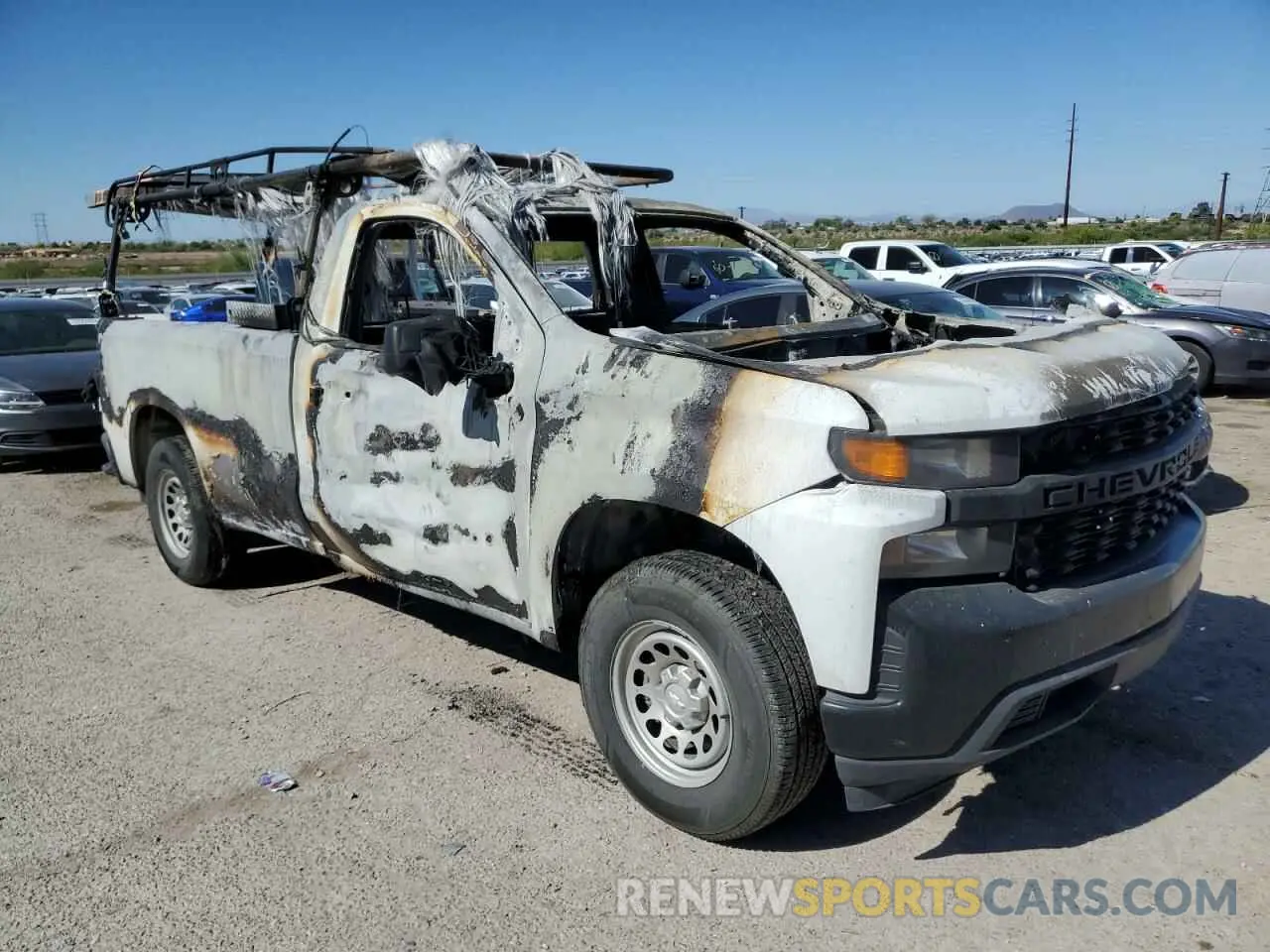 4 Photograph of a damaged car 3GCNWAEH8MG369117 CHEVROLET ALL Models 2021