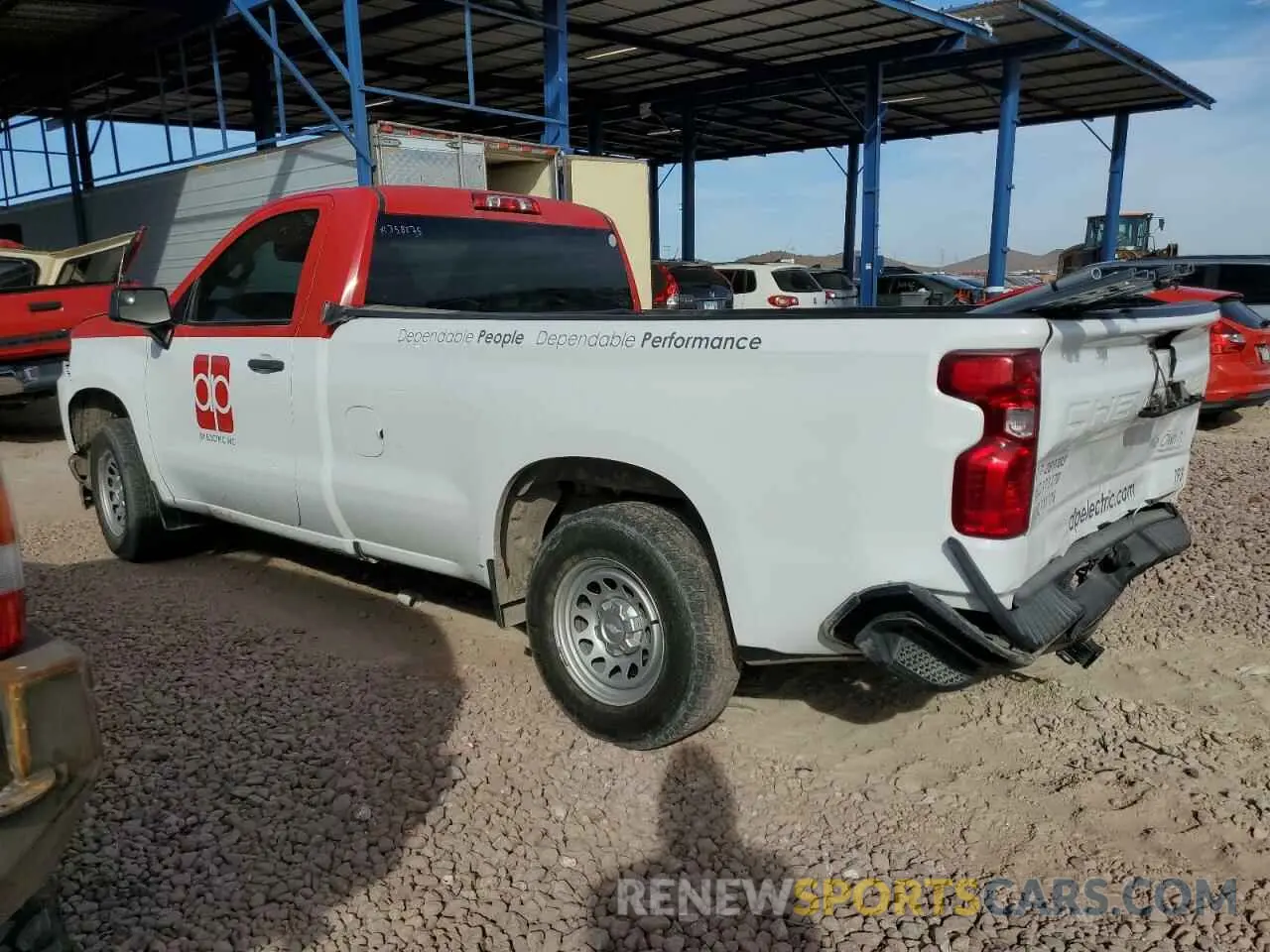 2 Photograph of a damaged car 3GCNWAEHXMG202094 CHEVROLET ALL Models 2021