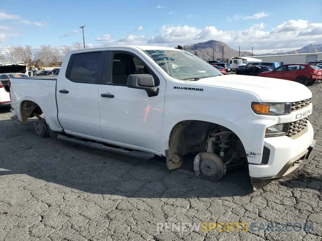 4 Фотография поврежденного автомобиля 3GCPWBEK2MG473922 CHEVROLET ALL Models 2021