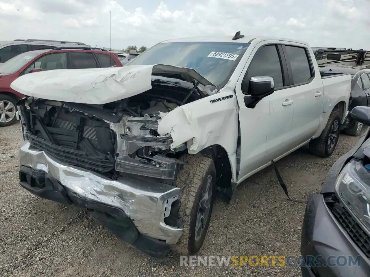 1 Photograph of a damaged car 3GCPWCED5MG202859 CHEVROLET ALL Models 2021