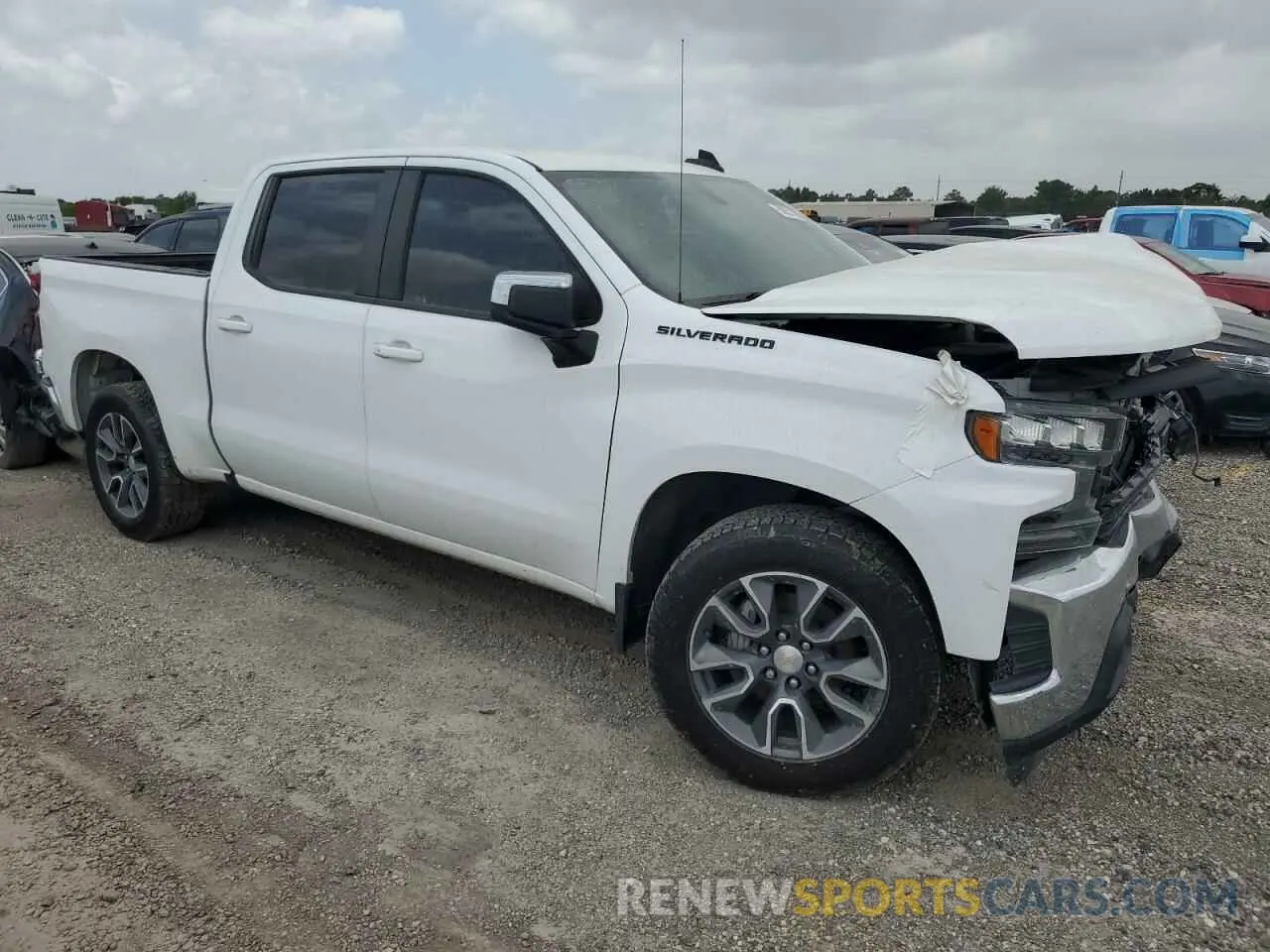 4 Photograph of a damaged car 3GCPWCED5MG202859 CHEVROLET ALL Models 2021