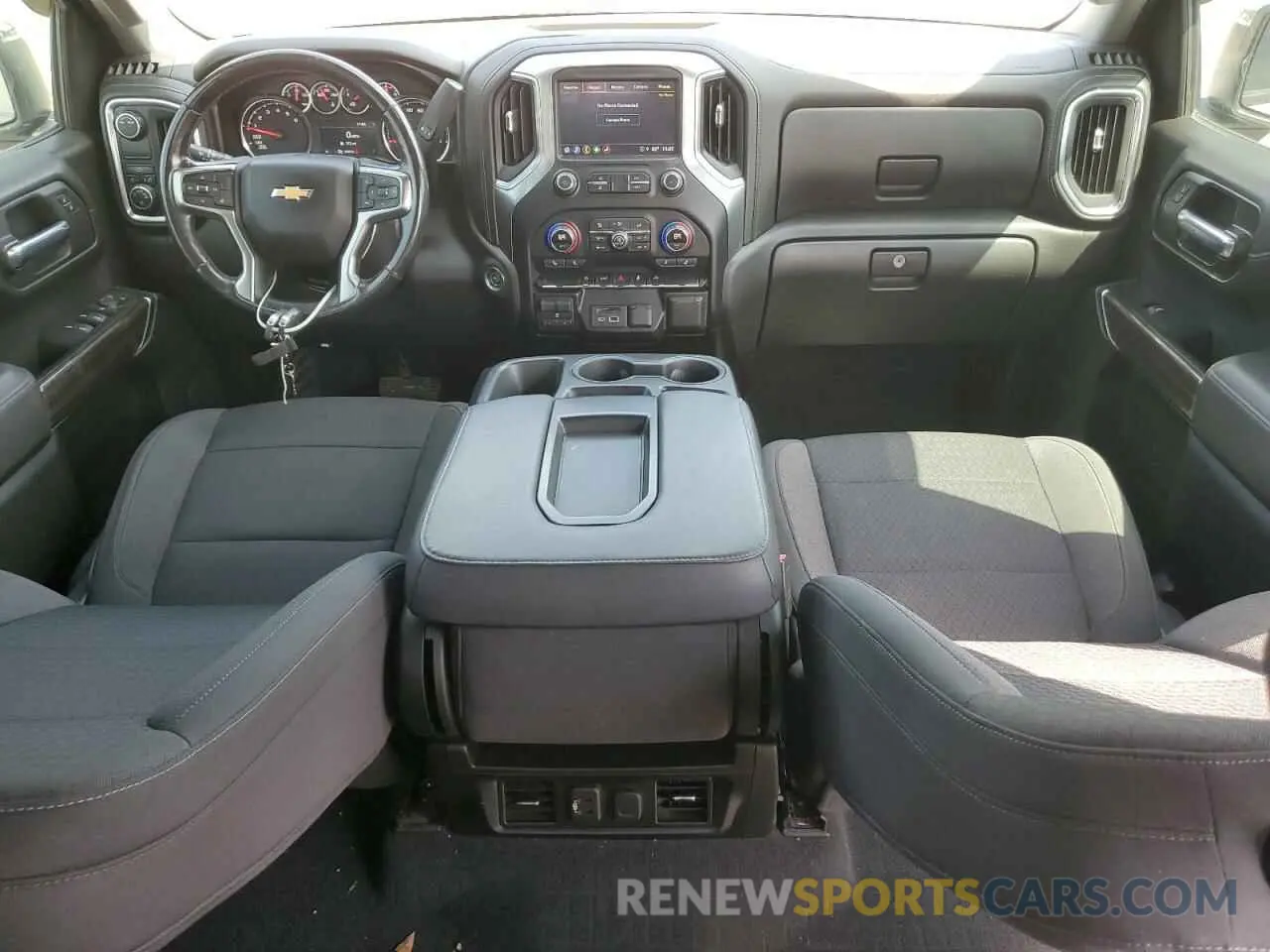 8 Фотография поврежденного автомобиля 3GCPWCED9MG329663 CHEVROLET ALL Models 2021