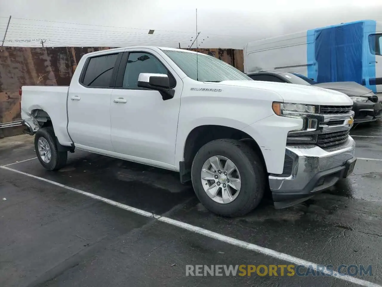 4 Фотография поврежденного автомобиля 3GCPWCEK2MG413225 CHEVROLET ALL Models 2021