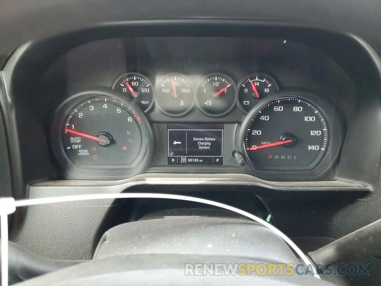 9 Фотография поврежденного автомобиля 3GCPYBEK3MG133821 CHEVROLET ALL Models 2021