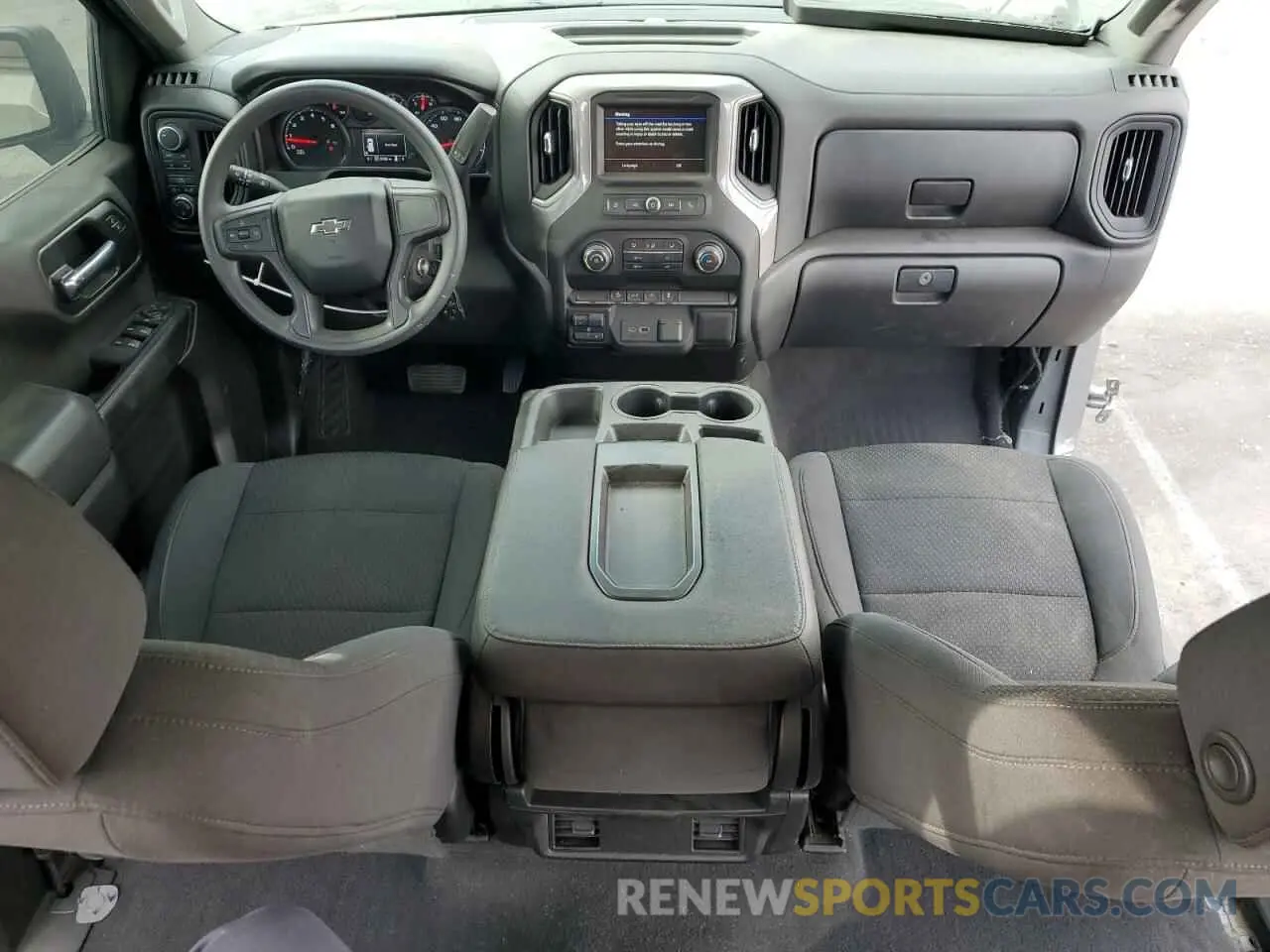 8 Фотография поврежденного автомобиля 3GCPYCEF1MG466883 CHEVROLET ALL Models 2021