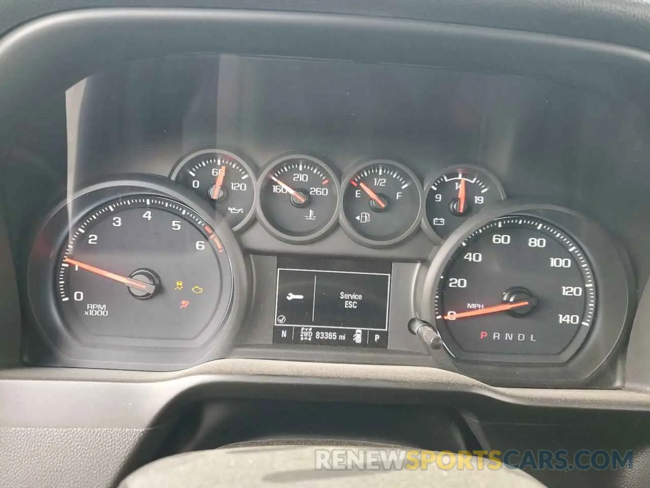 9 Фотография поврежденного автомобиля 3GCPYCEF1MG466883 CHEVROLET ALL Models 2021