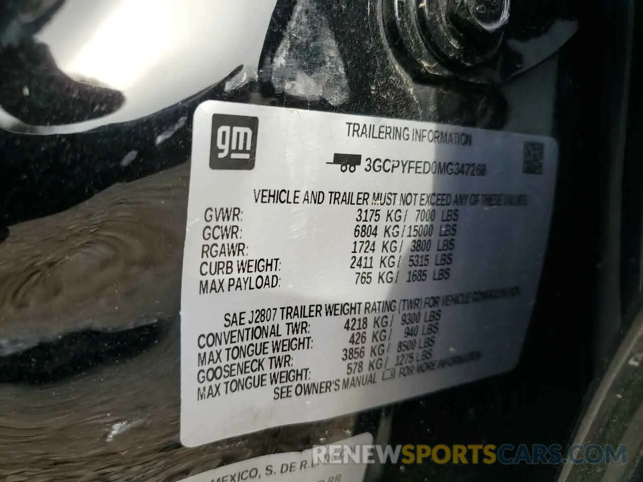 13 Photograph of a damaged car 3GCPYFED0MG347268 CHEVROLET ALL Models 2021