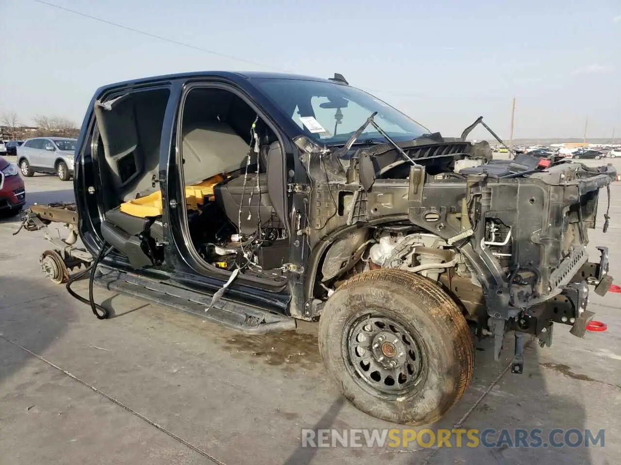 4 Фотография поврежденного автомобиля 3GCPYFED4MG407696 CHEVROLET ALL Models 2021