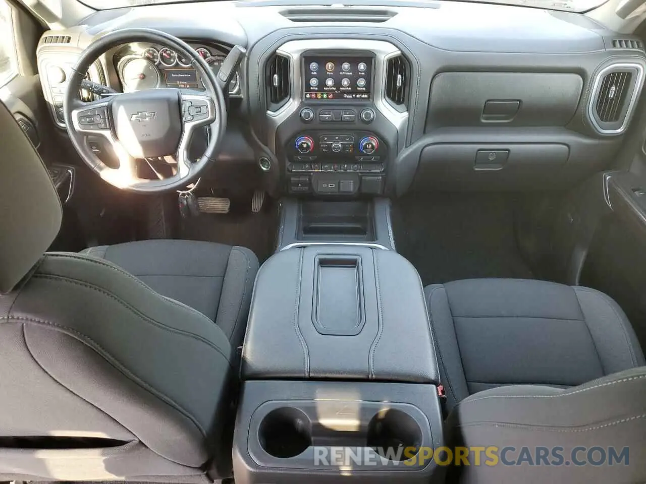 8 Фотография поврежденного автомобиля 3GCPYFED8MG220171 CHEVROLET ALL Models 2021