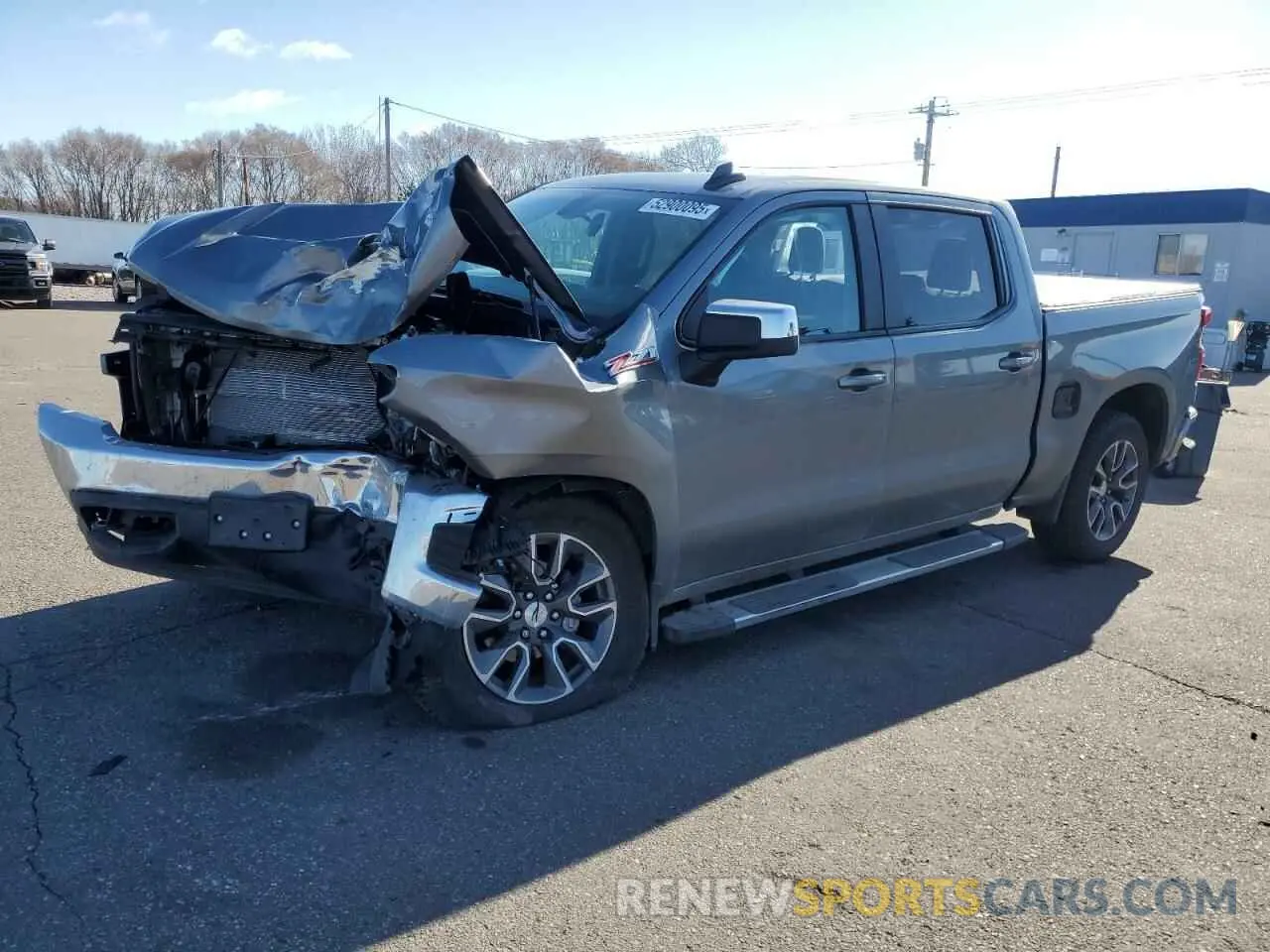 1 Photograph of a damaged car 3GCUYDED3MG387674 CHEVROLET All Models 2021