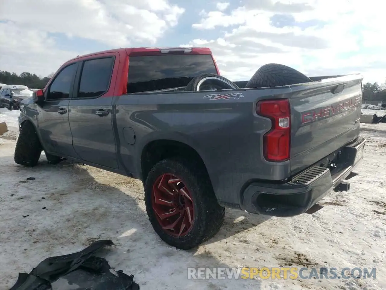 2 Фотография поврежденного автомобиля 3GCUYEET6MG286206 CHEVROLET ALL Models 2021