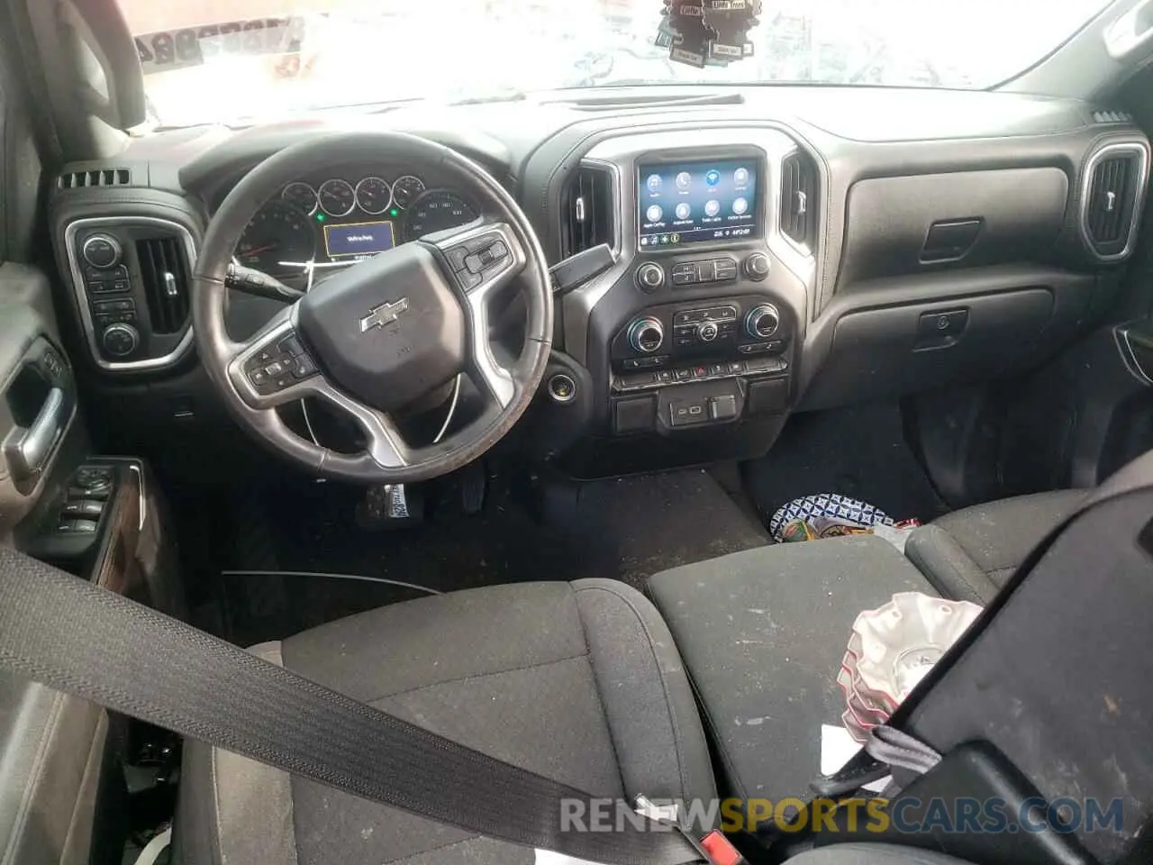 8 Фотография поврежденного автомобиля 3GCUYEET6MG286206 CHEVROLET ALL Models 2021